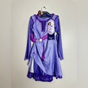 Disney Size 4/6 Purple Kids Costume with Doll Accessory